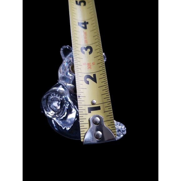 Igor Carl Faberge Panda Bear Paperweight Glass Art Signed 1989 FM Made in France - Picture 11 of 16